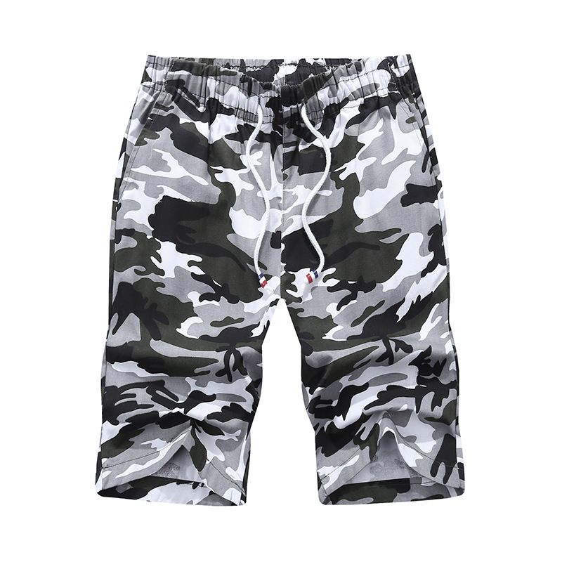 2023 Nye Shorts Til Mænd Afslappet Camouflage Fem Point Modestrand