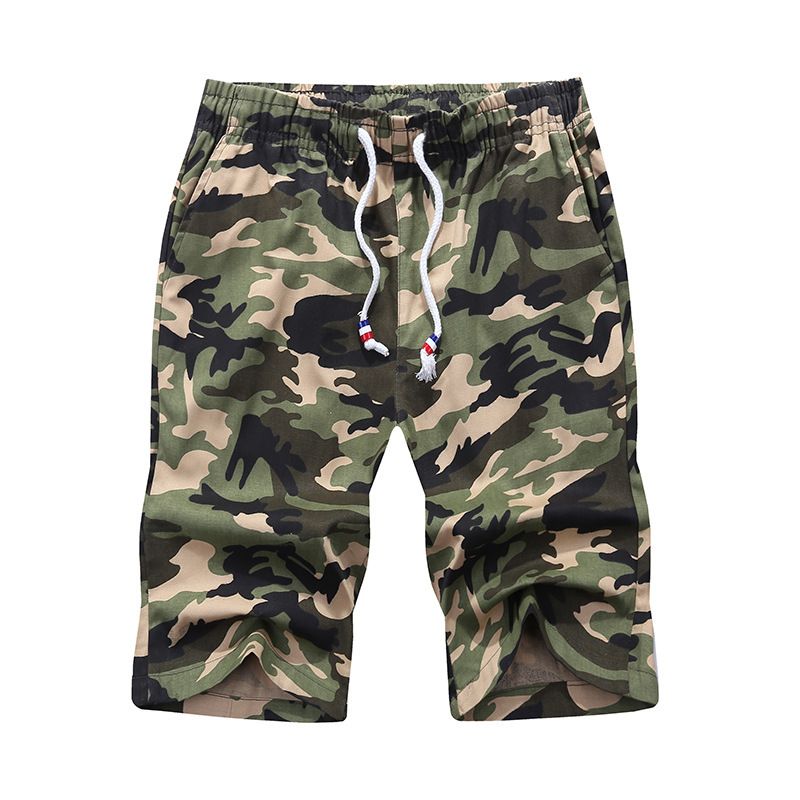 2023 Nye Shorts Til Mænd Afslappet Camouflage Fem Point Modestrand