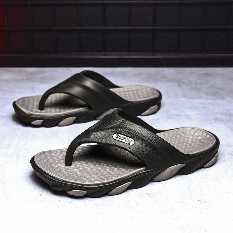 2023 Sommer Trendy Hjemmesko Udendørs Flip Flops Stor Størrelse Mænds Afslappede Sandaler Strandsandaler Mænd