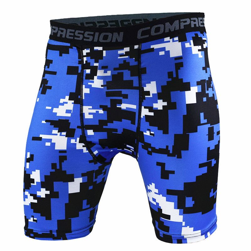 Basketball Leggings Camouflage Hurtigtørrende Shorts Til Mænd Løbe Fitness Sports