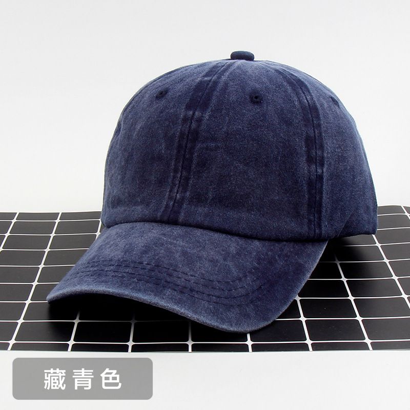 Bomuld Lavet Gammel Baseball Cap Brugerdefineret Denim Peaked Cap Street Efterår Vinter Hat Kvindelige Print