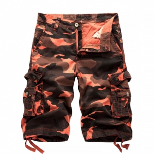 Camouflage Shorts Herre Arbejdstøj Five Points Sport Fritid Strand