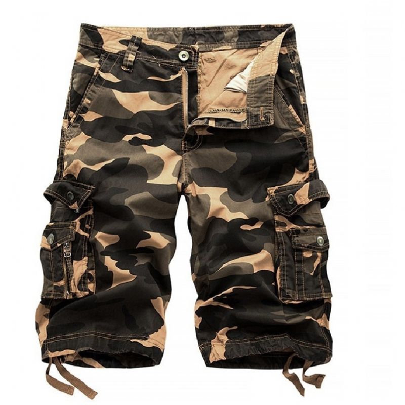 Camouflage Shorts Herre Arbejdstøj Five Points Sport Fritid Strand