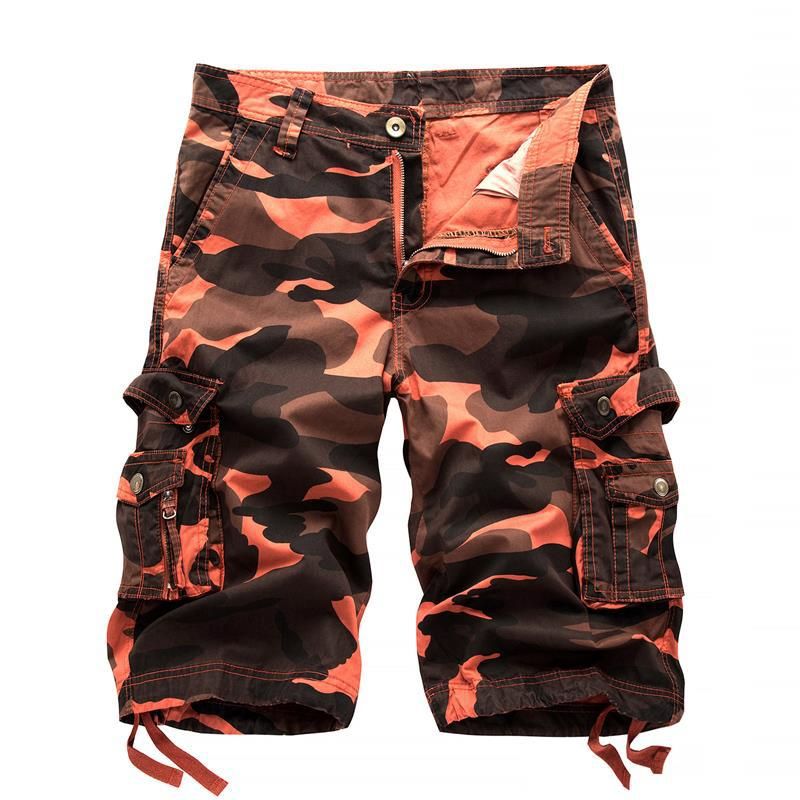 Camouflage Shorts Herre Arbejdstøj Five Points Sport Fritid Strand