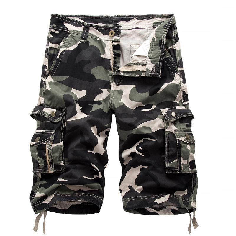 Camouflage Shorts Herre Arbejdstøj Five Points Sport Fritid Strand