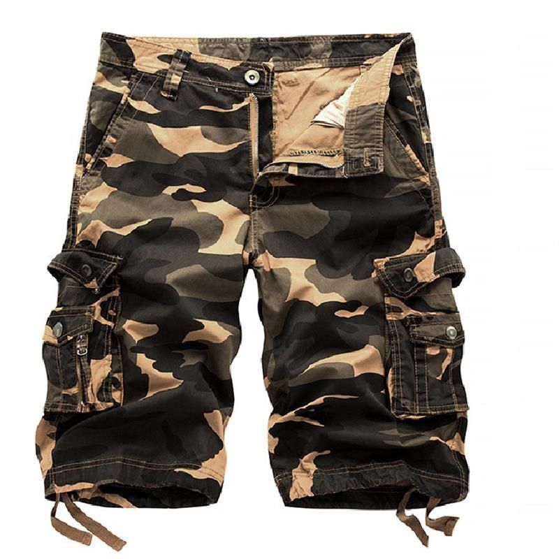 Camouflage Shorts Herre Arbejdstøj Five Points Sport Fritid Strand