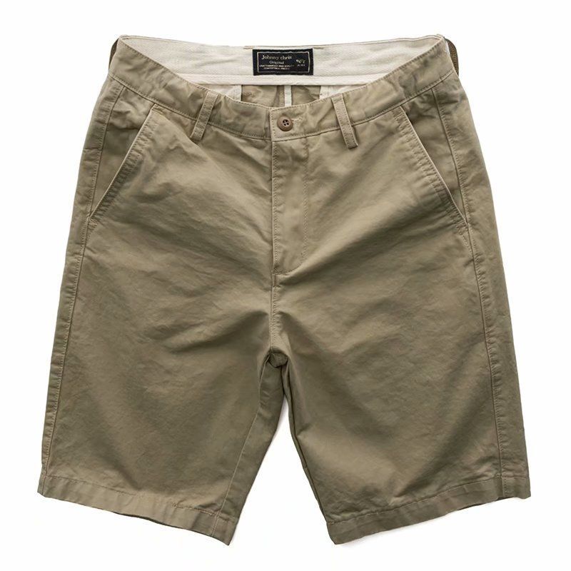 Cargo Shorts Ensfarvet Fashion Trend Fempunkts Casual Bukser