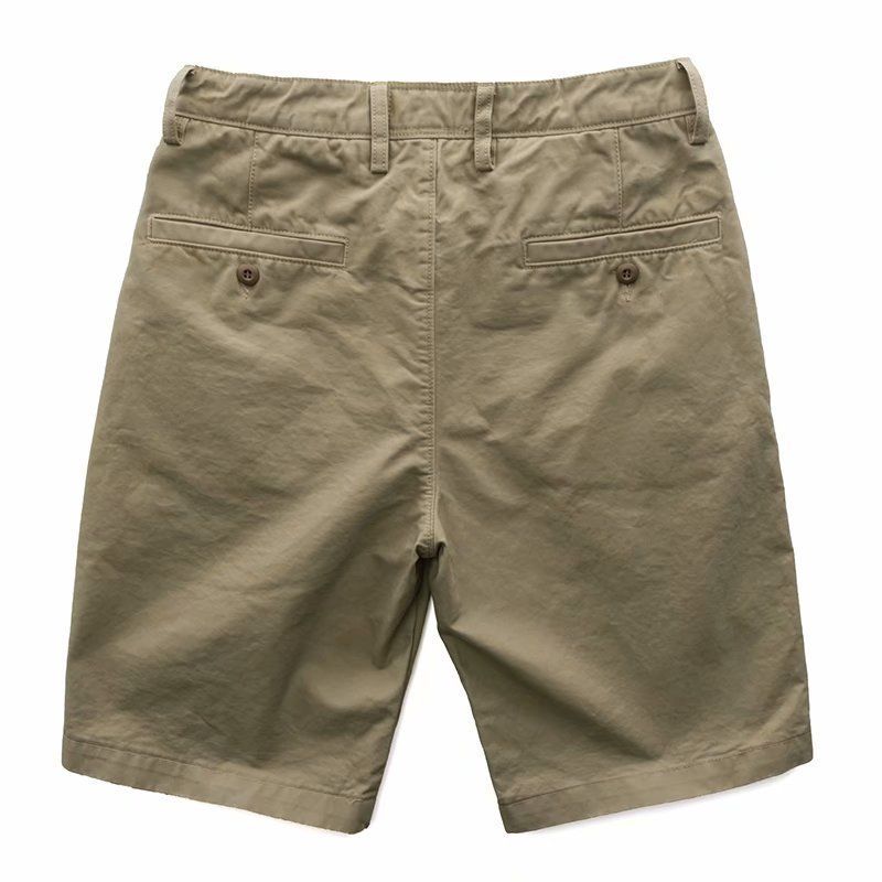 Cargo Shorts Ensfarvet Fashion Trend Fempunkts Casual Bukser