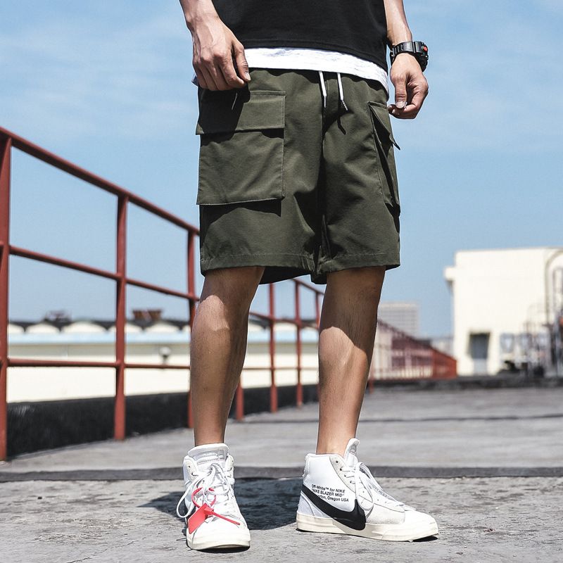 Cargo Shorts Herre Casual Loose Sports Sommer Trendy Strandshorts