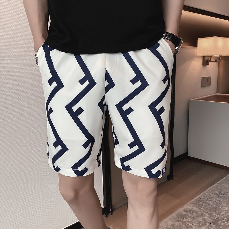 Casual Sportsshorts Mænd Strand Trend Tynde Beskåret Bukser Løse