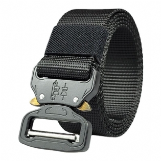 Cobra Buckle Outdoor Tactical Belt Herre Nylon Sports Canvas Bælte