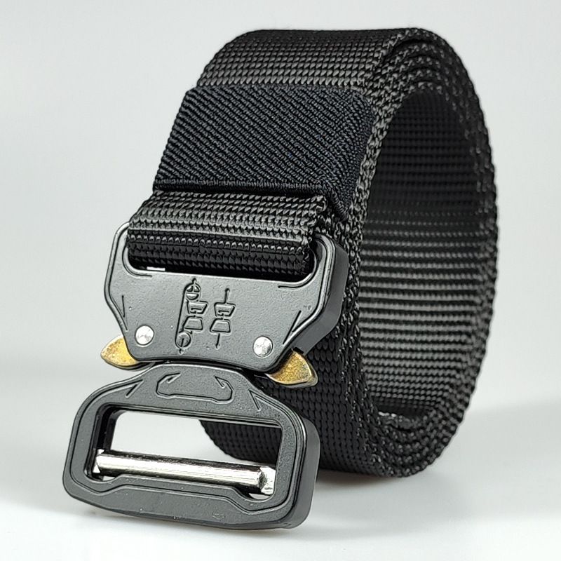 Cobra Buckle Outdoor Tactical Belt Herre Nylon Sports Canvas Bælte