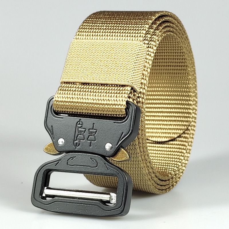 Cobra Buckle Outdoor Tactical Belt Herre Nylon Sports Canvas Bælte