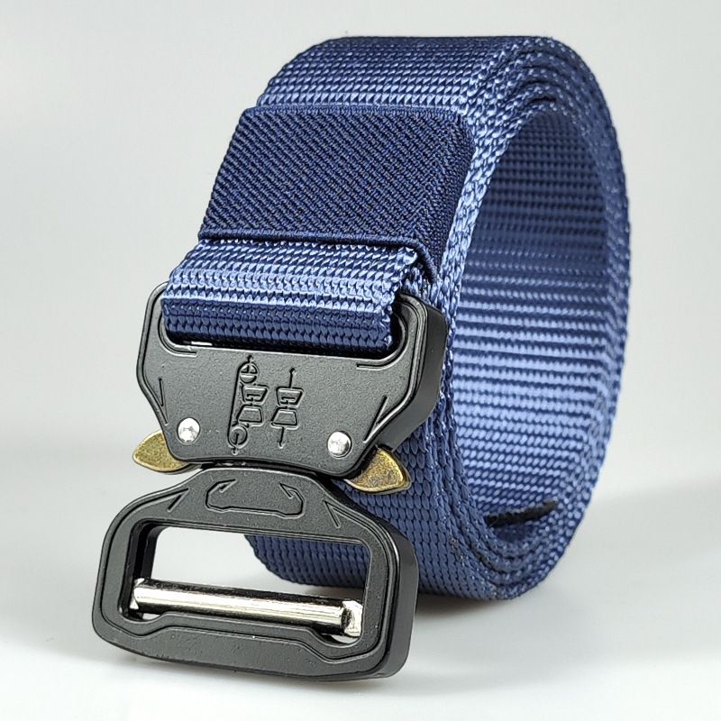 Cobra Buckle Outdoor Tactical Belt Herre Nylon Sports Canvas Bælte