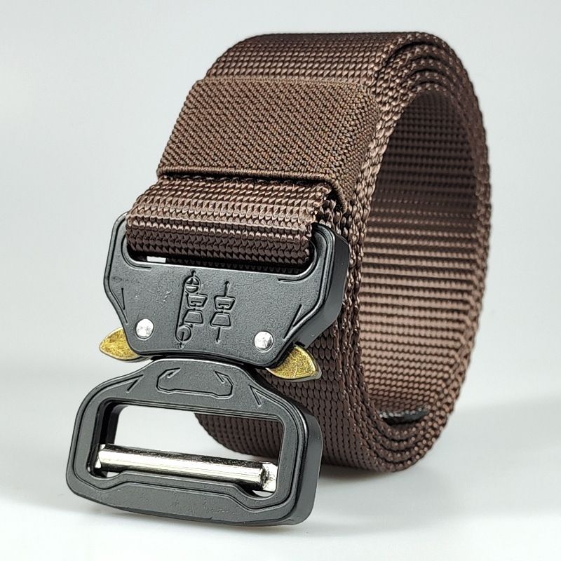 Cobra Buckle Outdoor Tactical Belt Herre Nylon Sports Canvas Bælte