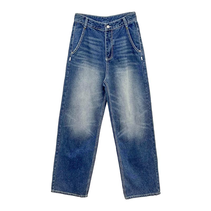 Damejeans Mode Vintage Topstitching