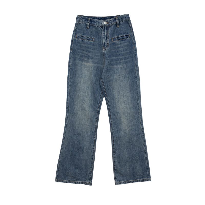 Damejeans Vintage Bootcut Løs Høj Talje