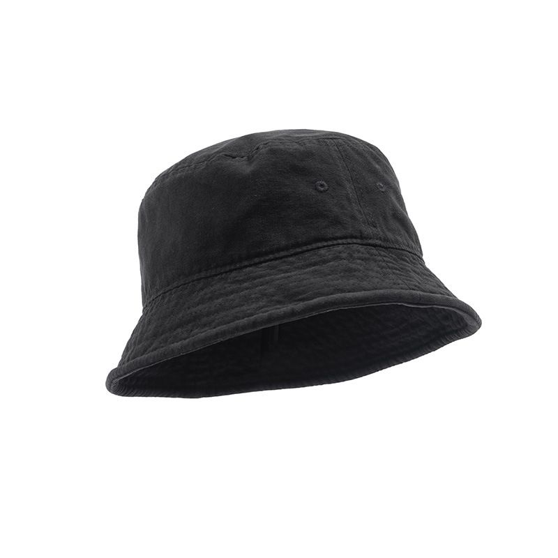 Ensfarvet Fiskerhat Mandlig Hip Hop Street Hat Retro Pot Hat