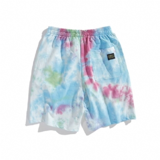 Farve Gradient Par Shorts Mænd Sportsbukser Strand Casual