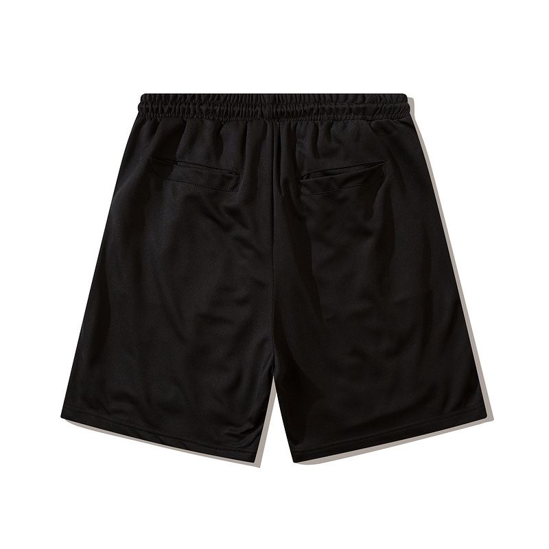 Flamme Bogstaver Broderi Casual Shorts Mænd Løs Sport Fem Points