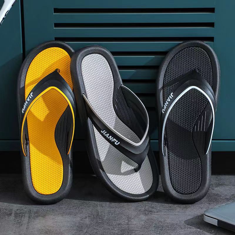 Flip Flops Sommertrend Par Skridsikre Afslappede Herremode Sandaler Hjemmesko Sko