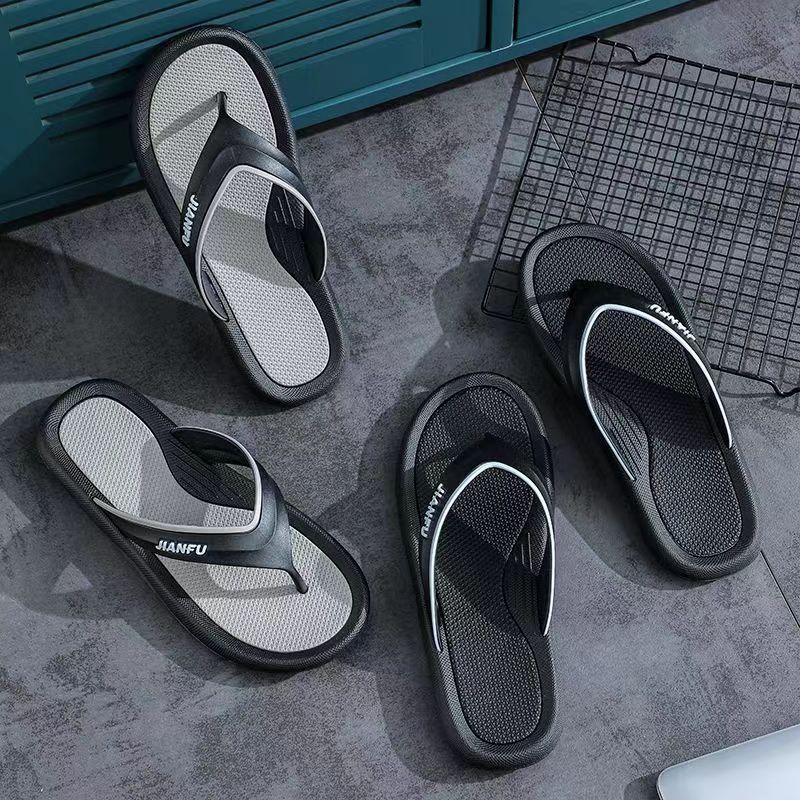 Flip Flops Sommertrend Par Skridsikre Afslappede Herremode Sandaler Hjemmesko Sko