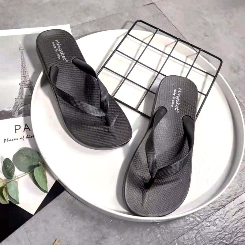 Flip Flops Til Mænd Sommerstuderende Trendy Mandlig Personlighed Ved Stranden Sandaler Flip-flops Udendørs Tøfler Sko