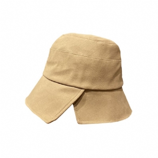 Hat Kvinders Afslappet Håndvask Hat Fjeder Ren Bomuld Side Slids Personlighed Fisker Hat Mode Lille Top Hat