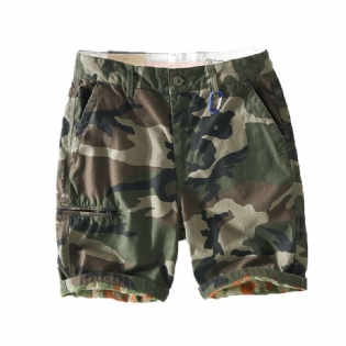 Herre Camouflage Afslappede Overalls Shorts