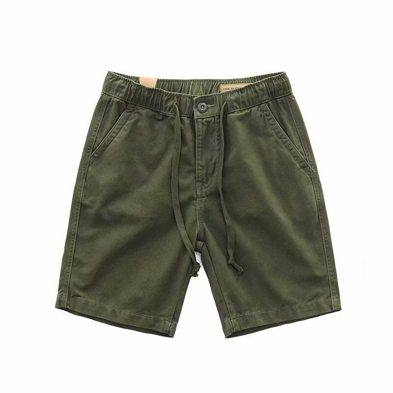 Herre Cargo Shorts Sommer Løs Afslappet Trendy Lige Fem Point