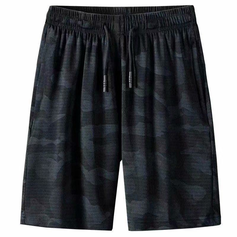 Herre Sommer Mesh Camouflageshorts Høj Elastisk Åndbar