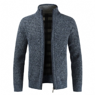 Herre Sweaterjakke Løs Casual Strikket Cardigan Trend