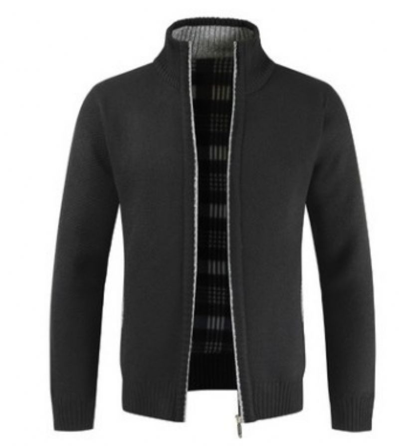 Herre Sweaterjakke Løs Casual Strikket Cardigan Trend