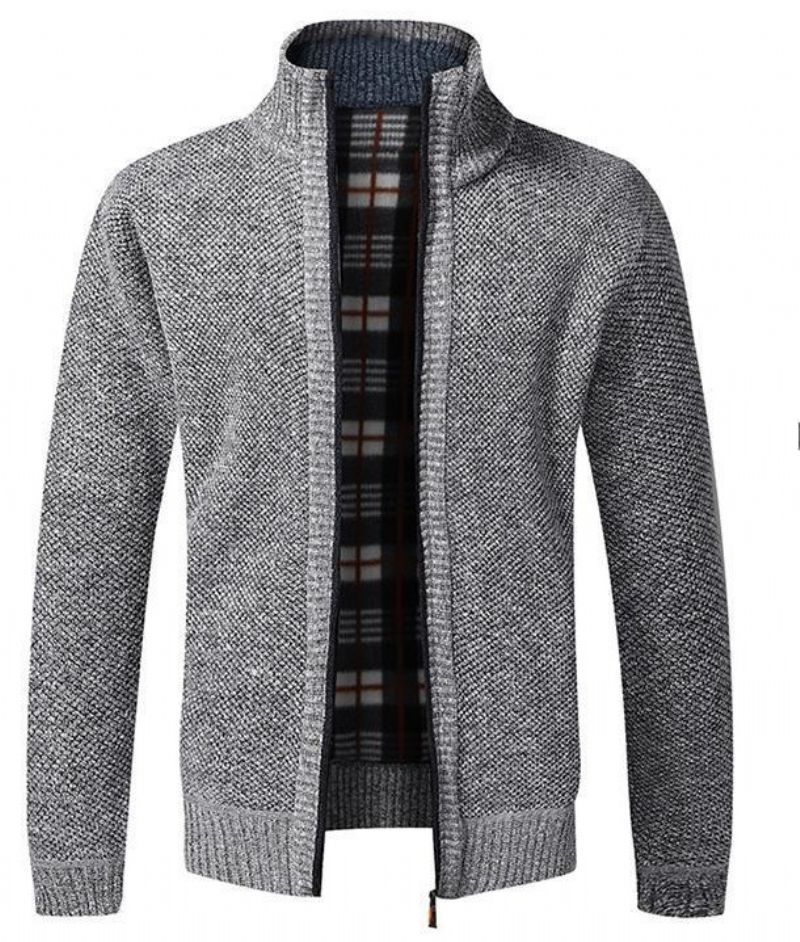 Herre Sweaterjakke Løs Casual Strikket Cardigan Trend