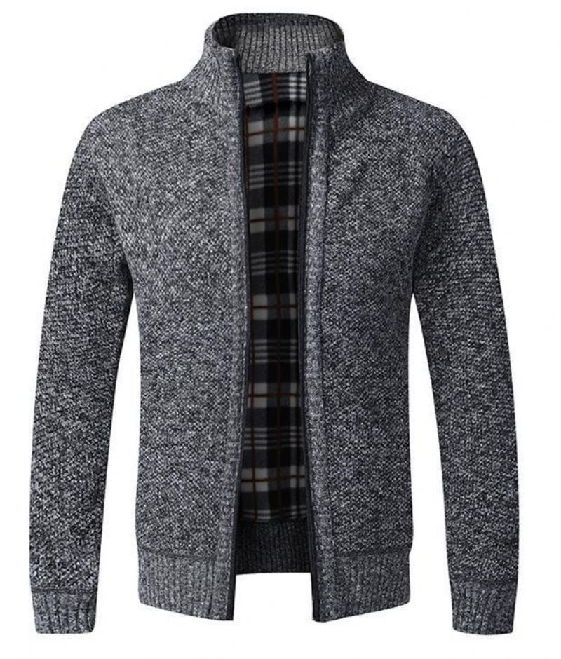 Herre Sweaterjakke Løs Casual Strikket Cardigan Trend