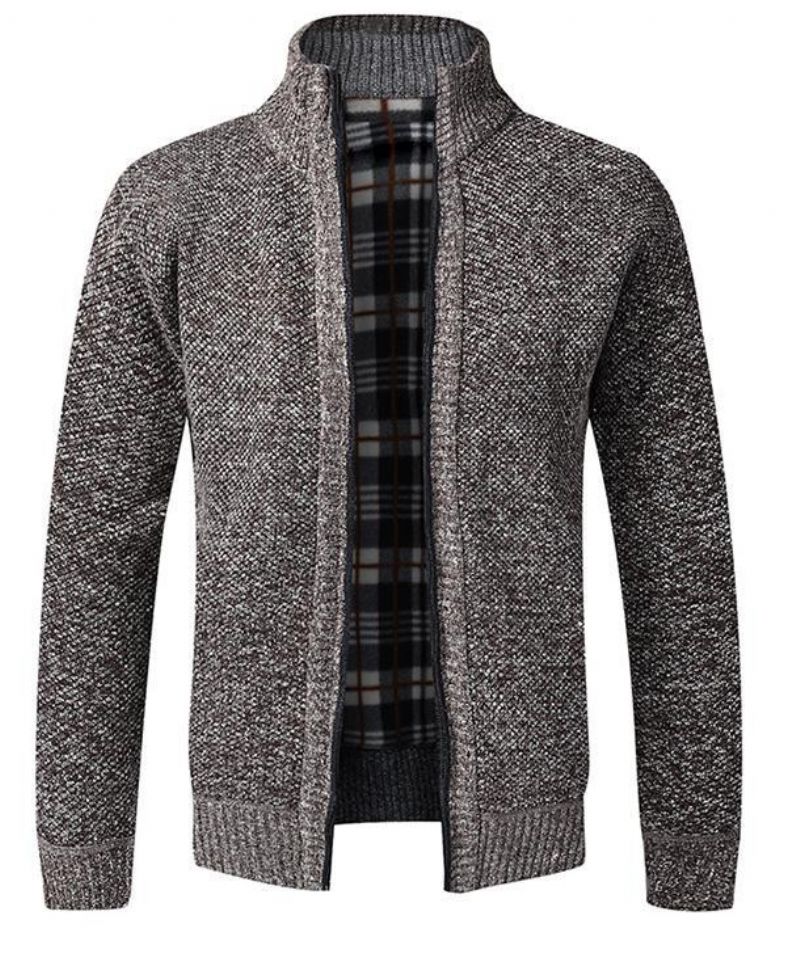 Herre Sweaterjakke Løs Casual Strikket Cardigan Trend