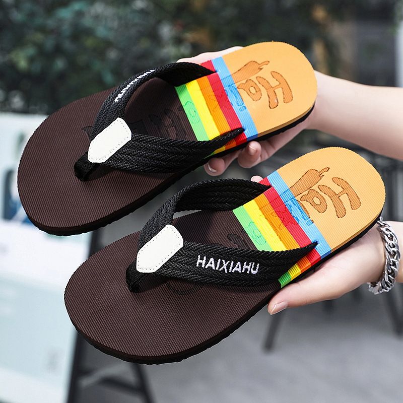 Herre Tøfler Pinch Webbing Flip Flops Hjemme Indendørs Letvægts Udendørs Strand Sandaler Mand Stor Størrelse