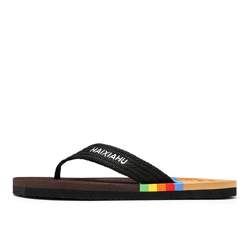 Herre Tøfler Pinch Webbing Flip Flops Hjemme Indendørs Letvægts Udendørs Strand Sandaler Mand Stor Størrelse