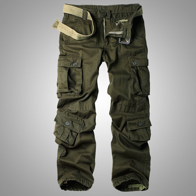 Herrebukser Camouflager Udendørs Multi-pocket Løse Overalls