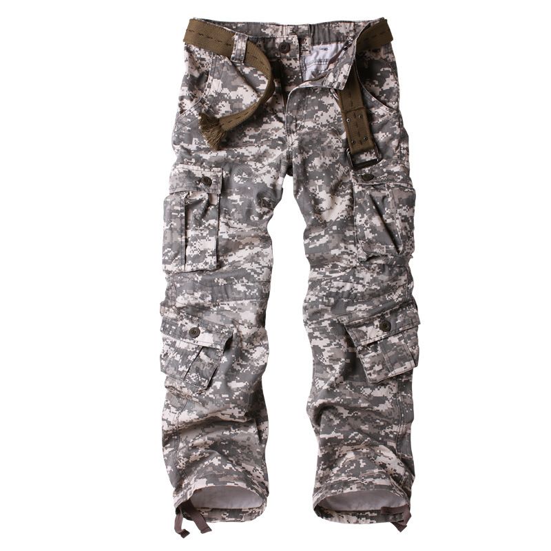 Herrebukser Camouflager Udendørs Multi-pocket Løse Overalls