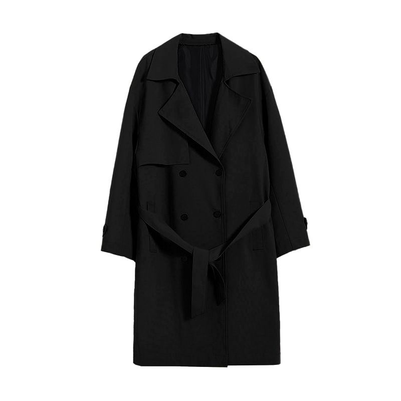 Herrejakker Trend Mid Længde Løse Preppy Trench Coats