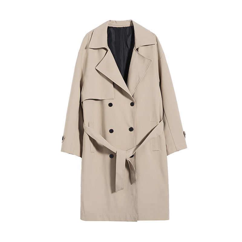 Herrejakker Trend Mid Længde Løse Preppy Trench Coats