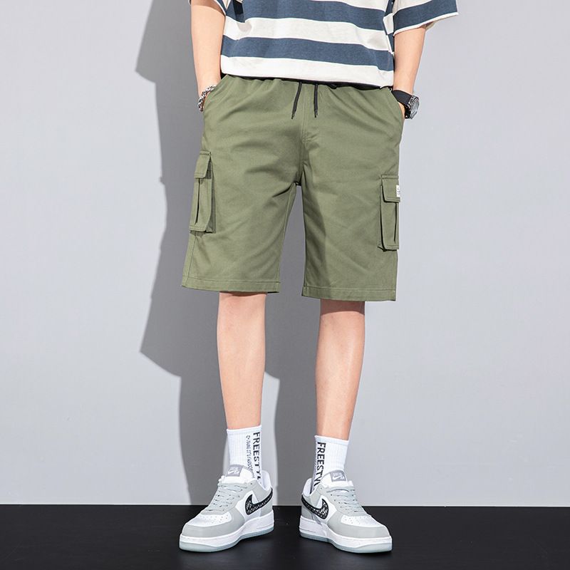 Herreshorts Trendy Løs Camouflage Fempunkts Fritidsarbejdstøj