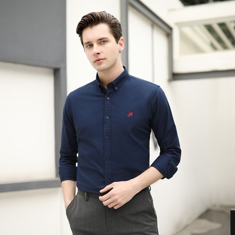 Herreskjorte Langærmet Business Casual Workwear Slim Fit