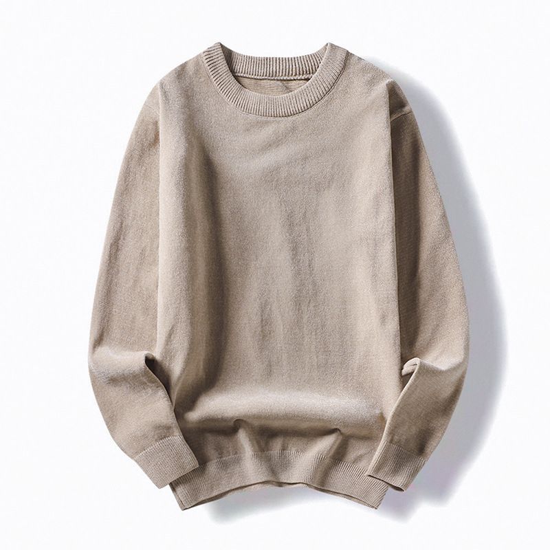 Herretrøje Løs Casual Pullover Strik