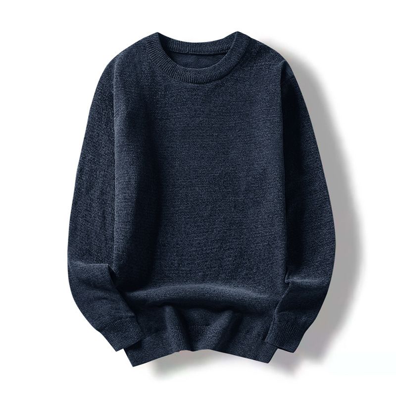 Herretrøje Løs Casual Pullover Strik