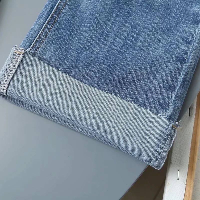 Kvinders Afslappede Bukser Blød Høj Bootcut-denim