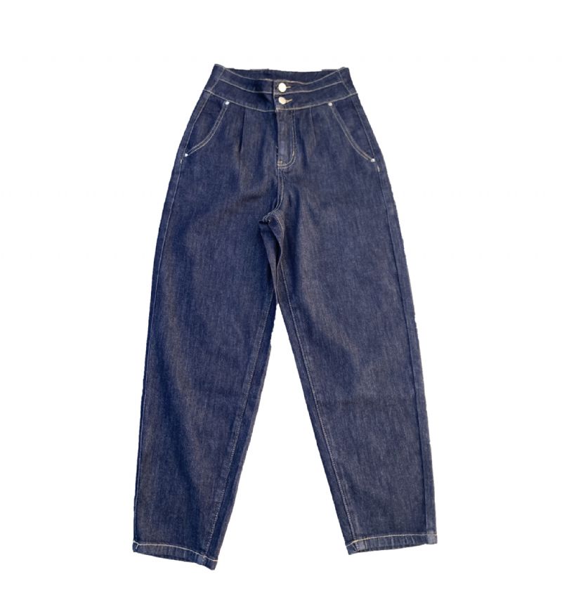 Kvinders Jeans Højtaljede Loose Fit Lige