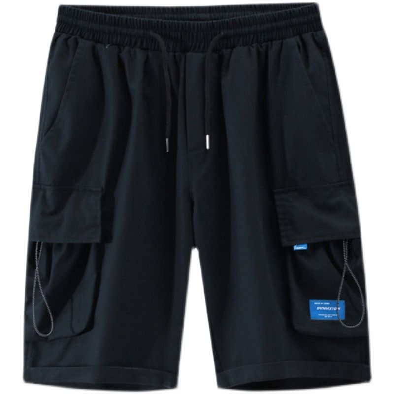 Large Pocket Cargo Shorts Mænd Sommer Trend Sport Casual Fem Points Løs