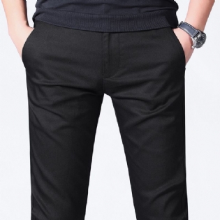 Løse Lige Stretch Casual Mænds Slim Black Small Feet Bukser